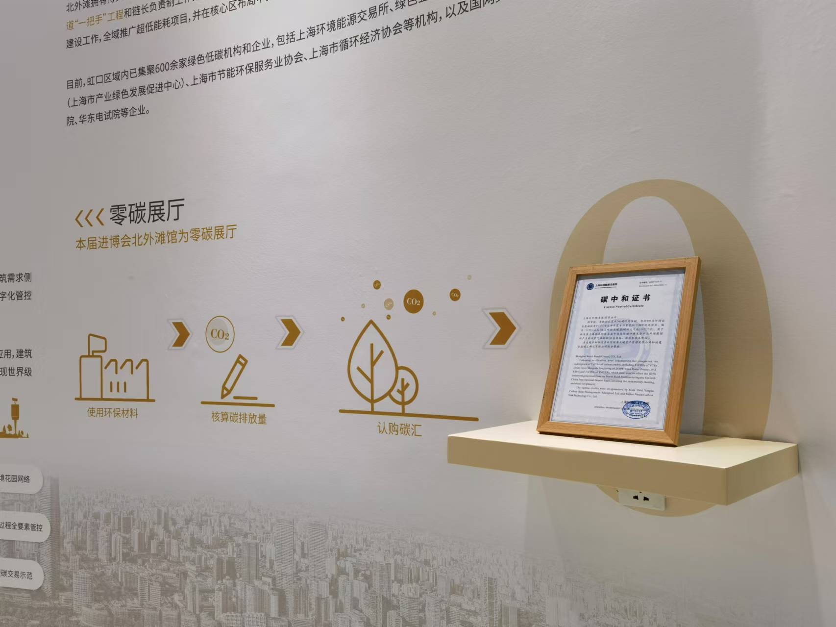 福建金森捐贈林業(yè)碳票助力第七屆進博會實現碳中和